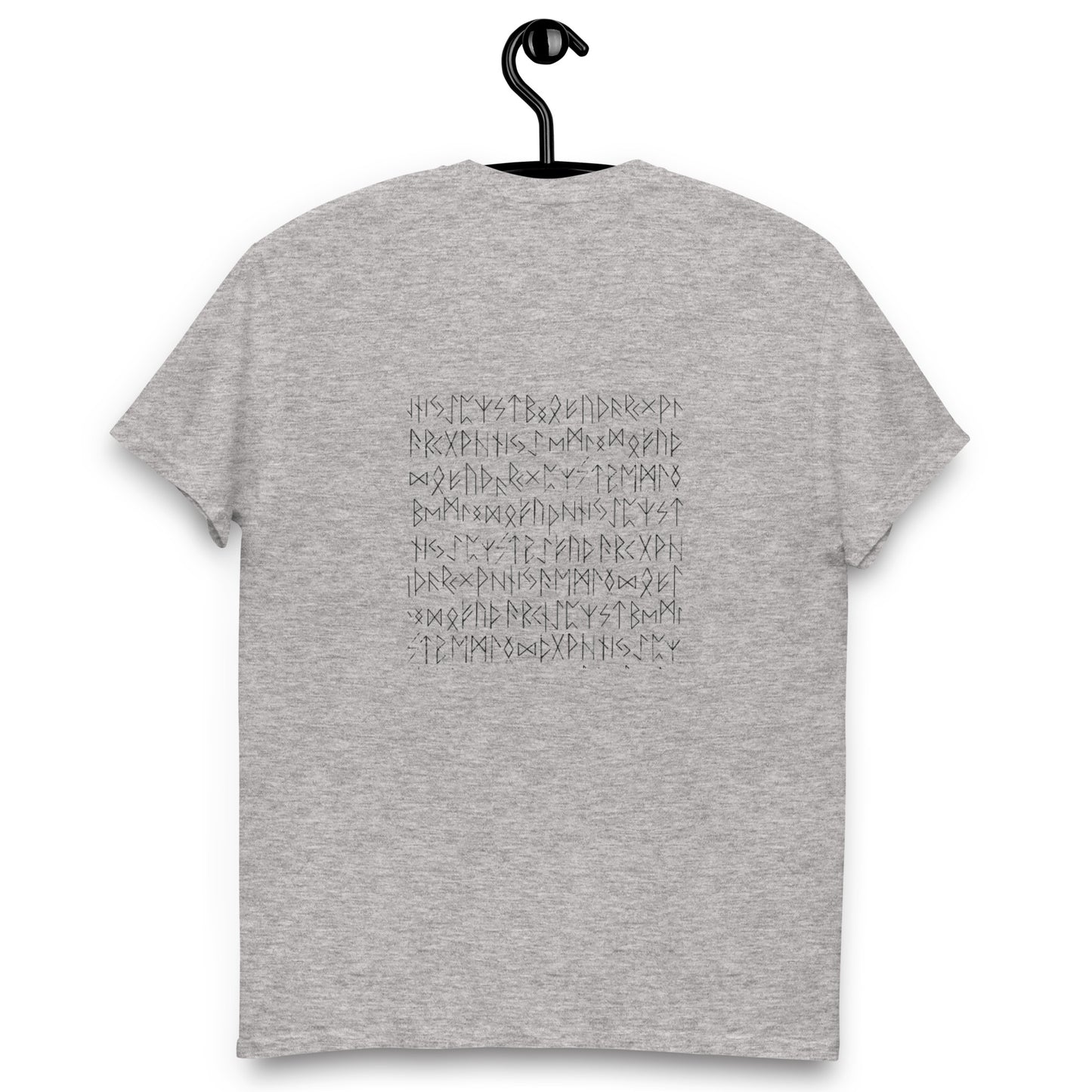 Unisex classic tee Nordic words reverse