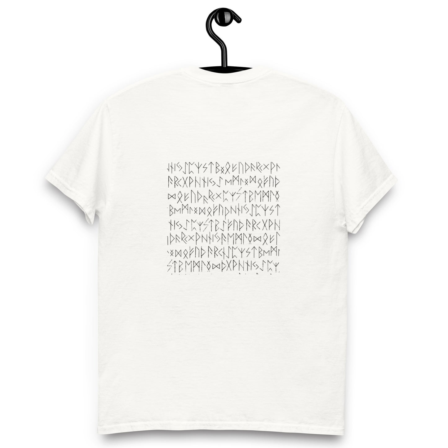 Unisex classic tee Nordic words reverse