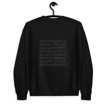 Unisex Sweatshirt nordic words reverse