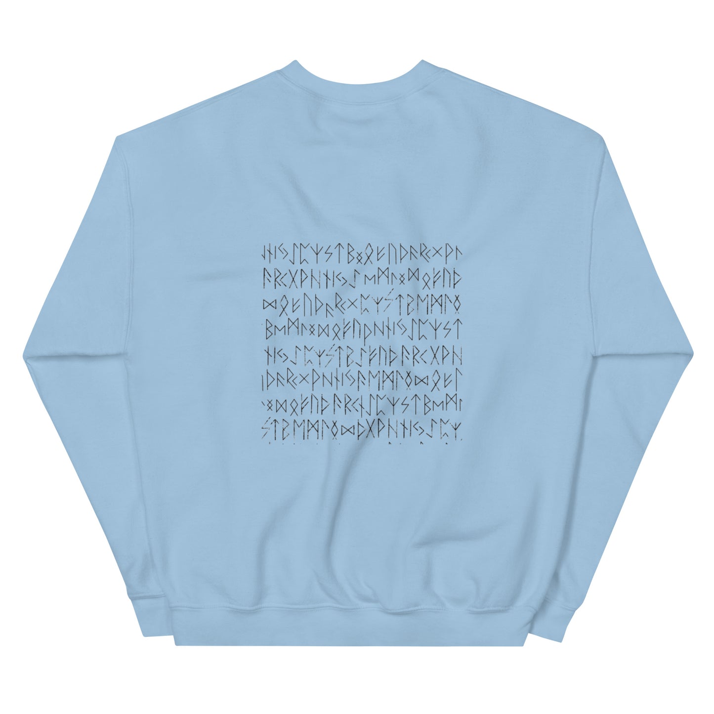 Unisex Sweatshirt nordic words reverse