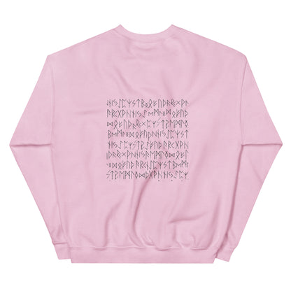 Unisex Sweatshirt nordic words reverse