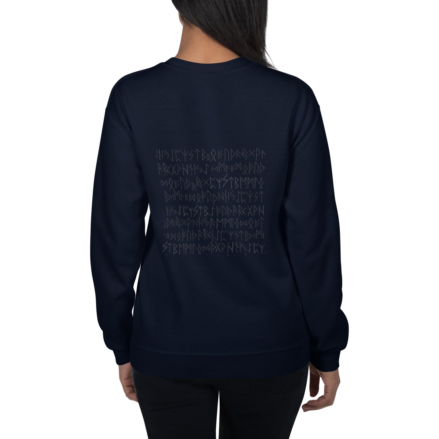 Unisex Sweatshirt nordic words reverse