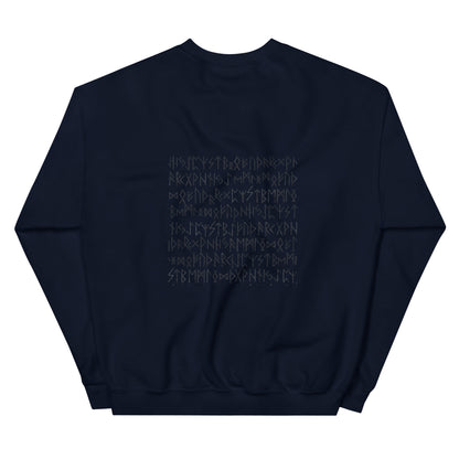 Unisex Sweatshirt nordic words reverse