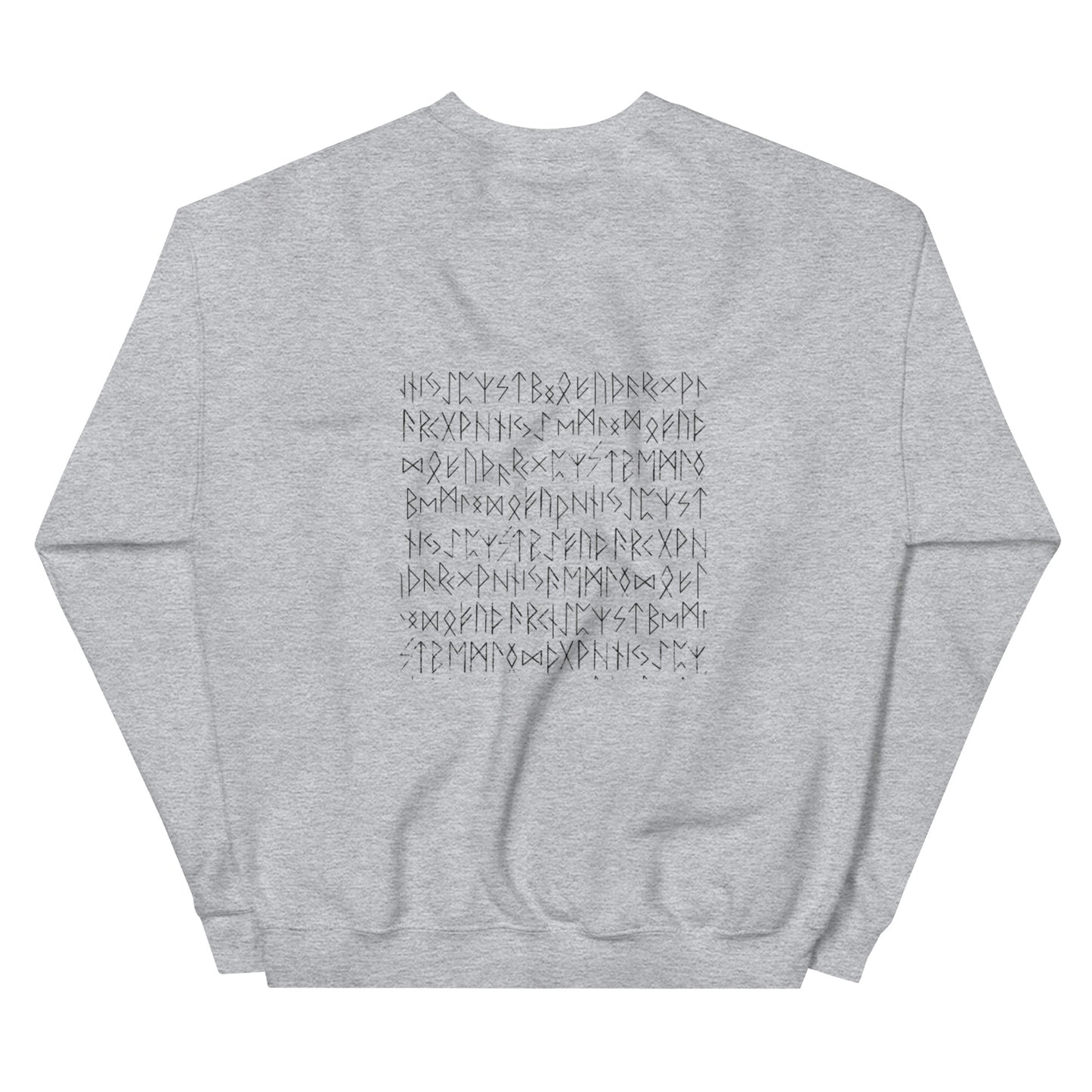 Unisex Sweatshirt nordic words reverse