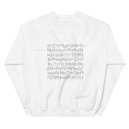 Unisex Sweatshirt nordic words reverse