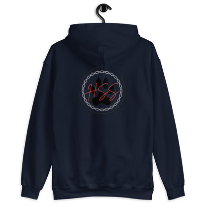 Unisex Hoodie logo HSS reverse