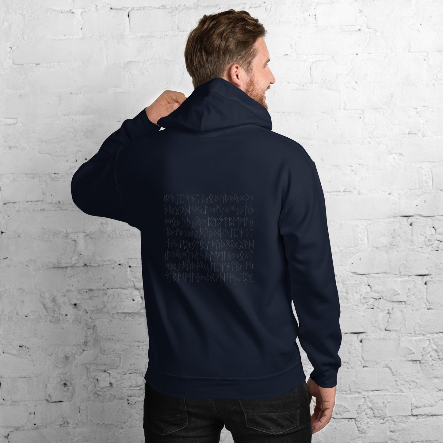 Unisex Hoodie nordic words reverse